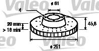 Valeo 186287 - Jarrulevy inparts.fi