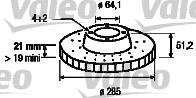 Valeo 186235 - Jarrulevy inparts.fi