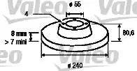 Valeo 186796 - Jarrulevy inparts.fi