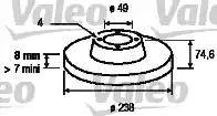 Valeo 186768 - Jarrulevy inparts.fi