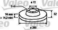 Valeo 186708 - Jarrulevy inparts.fi