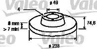 Valeo 186775 - Jarrulevy inparts.fi