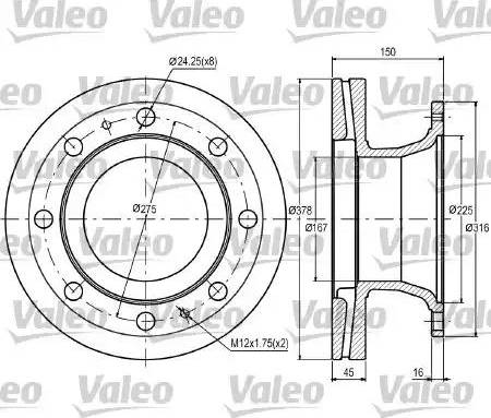 Valeo 187098 - Jarrulevy inparts.fi