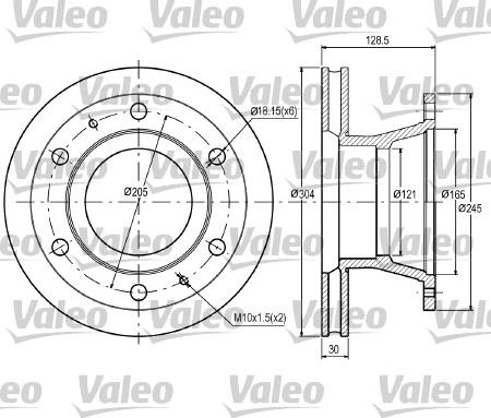 Valeo 187059 - Jarrulevy inparts.fi