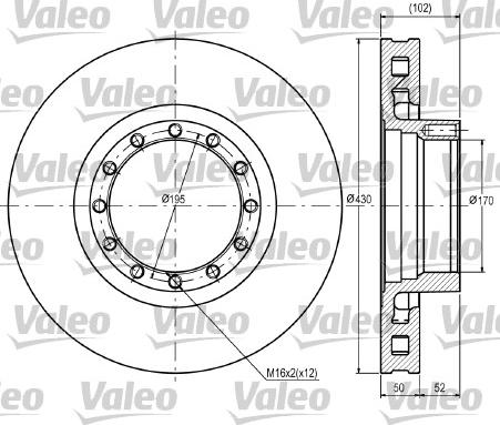 Valeo 187089 - Jarrulevy inparts.fi