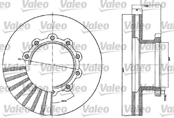 Valeo 187116 - Jarrulevy inparts.fi