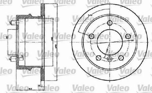 Valeo 187120 - Jarrulevy inparts.fi