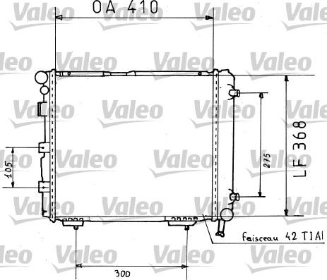 Valeo 819382 - Jäähdytin,moottorin jäähdytys inparts.fi