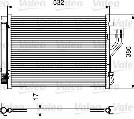 Valeo 814494 - Lauhdutin, ilmastointilaite inparts.fi