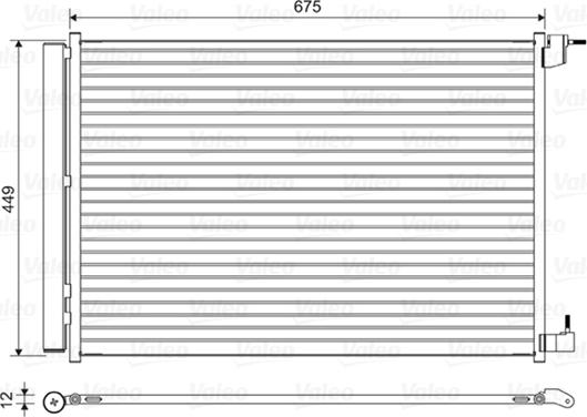 Valeo 814468 - Lauhdutin, ilmastointilaite inparts.fi