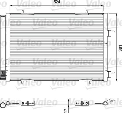 Valeo 814406 - Lauhdutin, ilmastointilaite inparts.fi