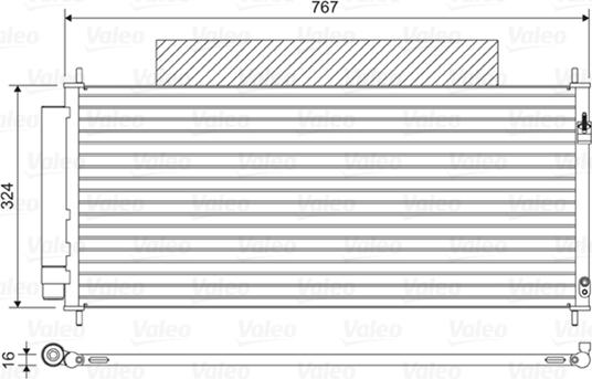 Valeo 814411 - Lauhdutin, ilmastointilaite inparts.fi