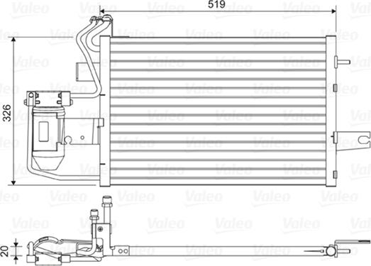 Valeo 814430 - Lauhdutin, ilmastointilaite inparts.fi