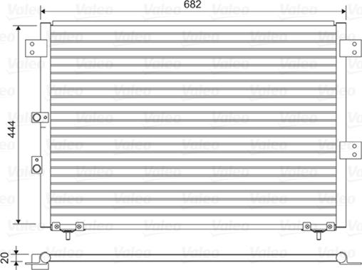 Valeo 814432 - Lauhdutin, ilmastointilaite inparts.fi