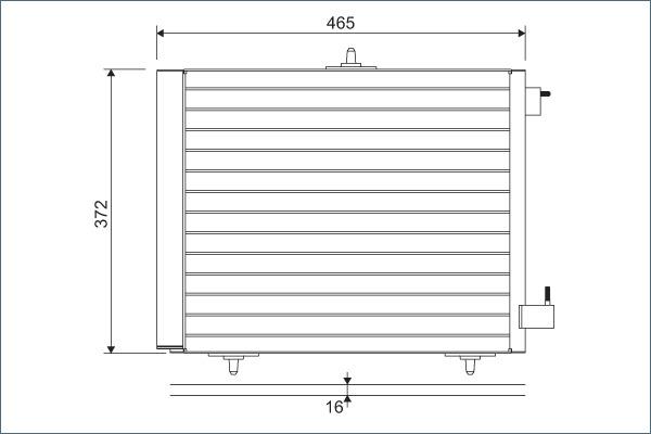 Valeo 814095 - Lauhdutin, ilmastointilaite inparts.fi