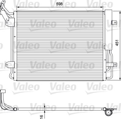 Valeo 814091 - Lauhdutin, ilmastointilaite inparts.fi