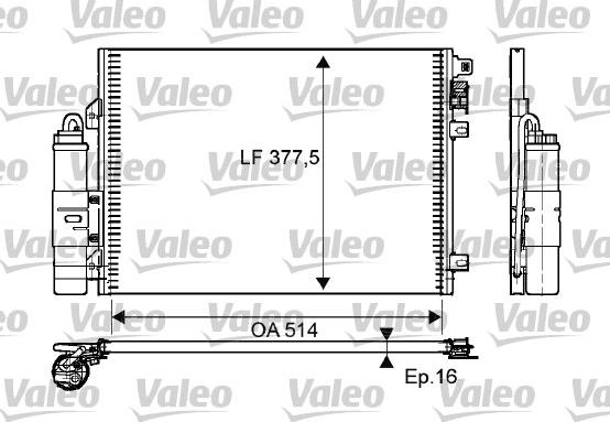 Valeo 814051 - Lauhdutin, ilmastointilaite inparts.fi