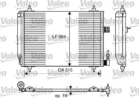 Valeo 814066 - Lauhdutin, ilmastointilaite inparts.fi