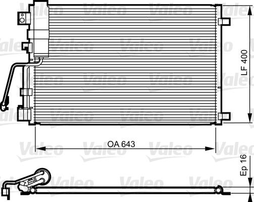 Valeo 814009 - Lauhdutin, ilmastointilaite inparts.fi