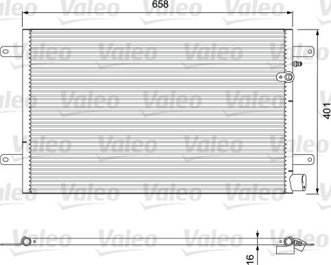 Valeo 814004 - Lauhdutin, ilmastointilaite inparts.fi