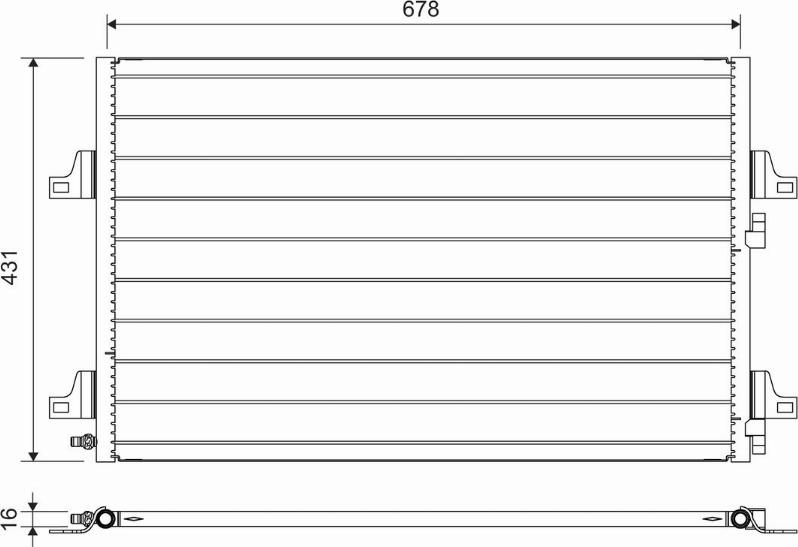 Valeo 814007 - Lauhdutin, ilmastointilaite inparts.fi