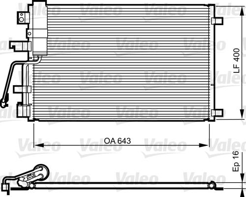 Valeo 814010 - Lauhdutin, ilmastointilaite inparts.fi