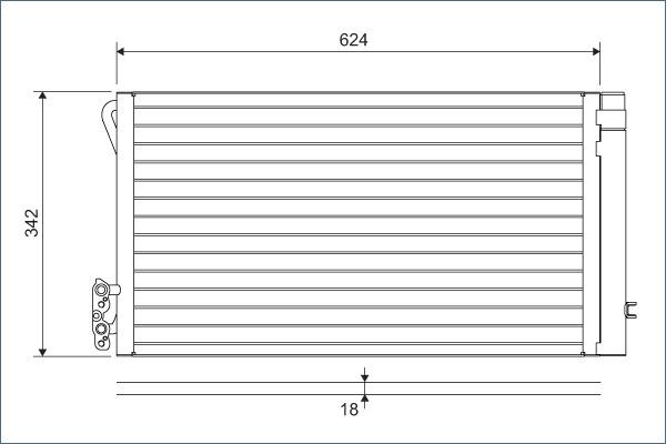 Valeo 814012 - Lauhdutin, ilmastointilaite inparts.fi