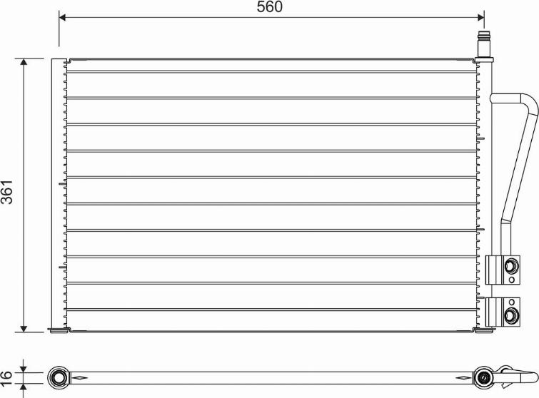 Valeo 814083 - Lauhdutin, ilmastointilaite inparts.fi