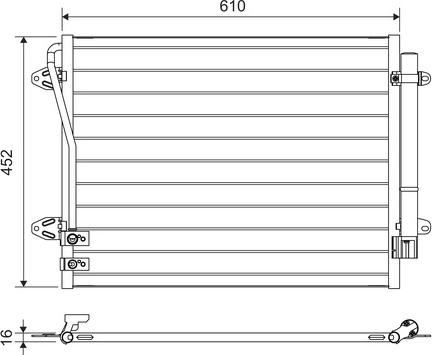 Valeo 814039 - Lauhdutin, ilmastointilaite inparts.fi