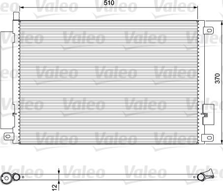 Valeo 814155 - Lauhdutin, ilmastointilaite inparts.fi