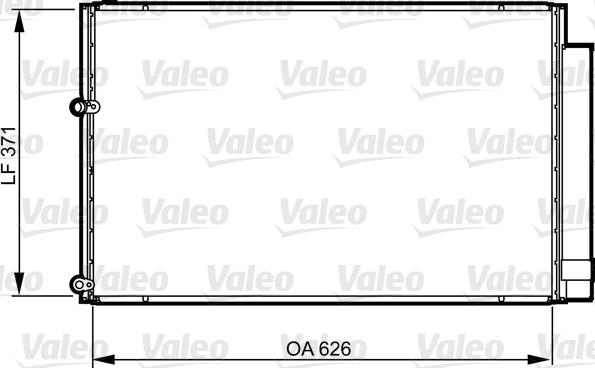 Valeo 814158 - Lauhdutin, ilmastointilaite inparts.fi