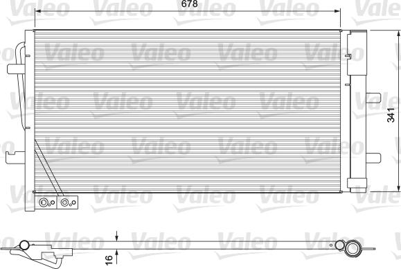 Valeo 814169 - Lauhdutin, ilmastointilaite inparts.fi