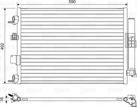 Valeo 814161 - Lauhdutin, ilmastointilaite inparts.fi