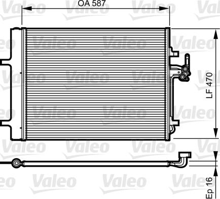 Valeo 814184 - Lauhdutin, ilmastointilaite inparts.fi