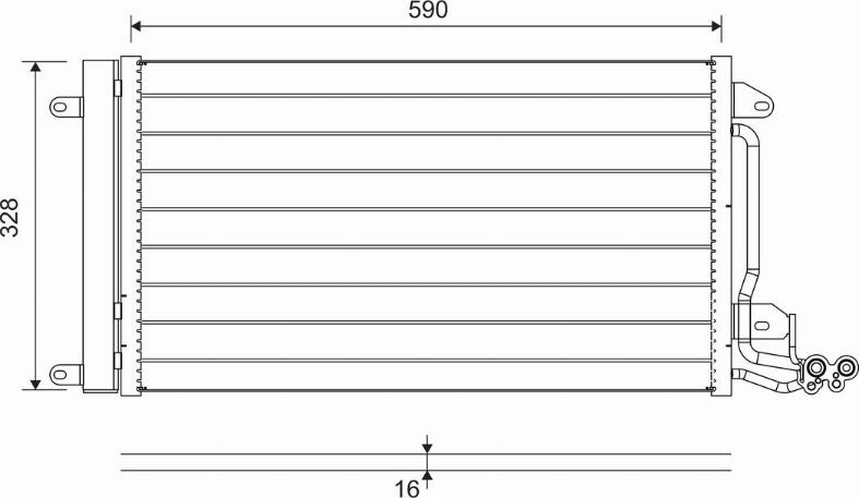 Valeo 814364 - Lauhdutin, ilmastointilaite inparts.fi