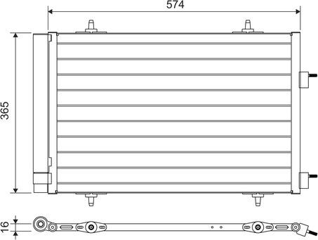 Valeo 814365 - Lauhdutin, ilmastointilaite inparts.fi