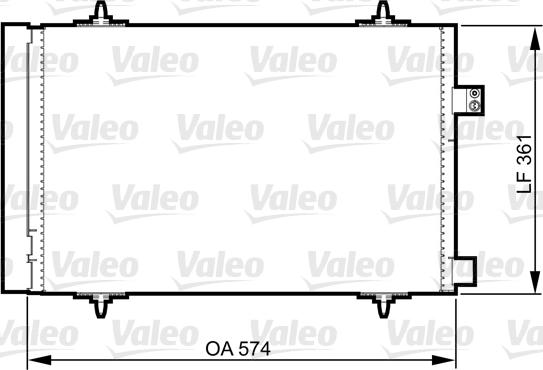 Valeo 814363 - Lauhdutin, ilmastointilaite inparts.fi