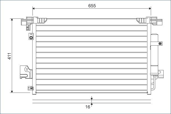 Valeo 814315 - Lauhdutin, ilmastointilaite inparts.fi