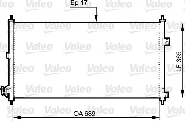 Valeo 814331 - Lauhdutin, ilmastointilaite inparts.fi