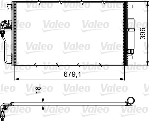 Valeo 814374 - Lauhdutin, ilmastointilaite inparts.fi