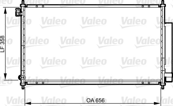 Valeo 814242 - Lauhdutin, ilmastointilaite inparts.fi