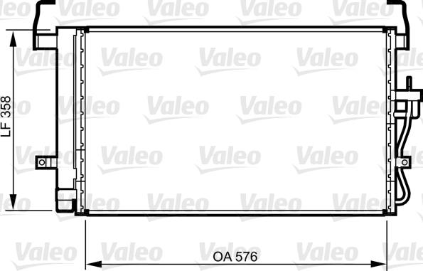 Valeo 814264 - Lauhdutin, ilmastointilaite inparts.fi