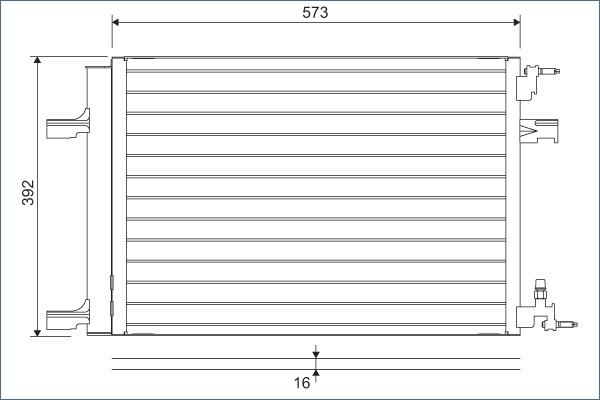 Valeo 814201 - Lauhdutin, ilmastointilaite inparts.fi