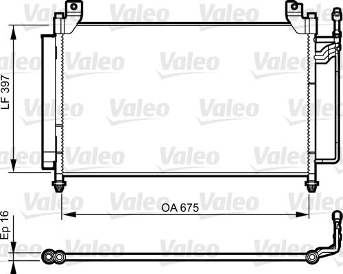 Valeo 814235 - Lauhdutin, ilmastointilaite inparts.fi