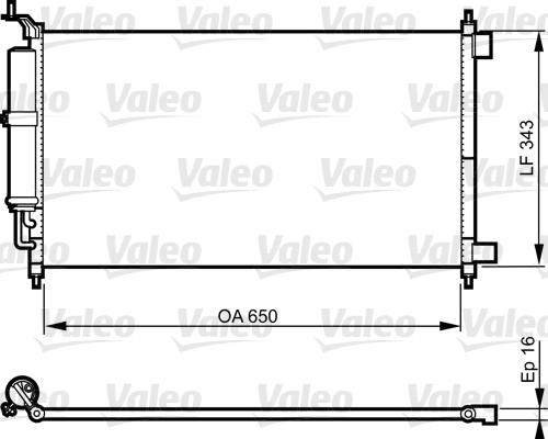 Valeo 814221 - Lauhdutin, ilmastointilaite inparts.fi