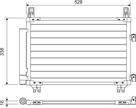 Valeo 814223 - Lauhdutin, ilmastointilaite inparts.fi