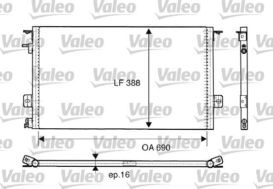 Valeo 816945 - Lauhdutin, ilmastointilaite inparts.fi