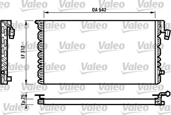 Valeo 816964 - Lauhdutin, ilmastointilaite inparts.fi