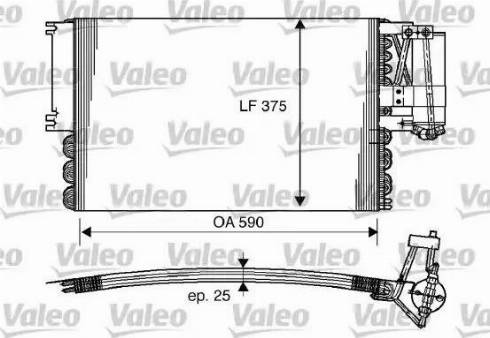 Valeo 816960 - Lauhdutin, ilmastointilaite inparts.fi