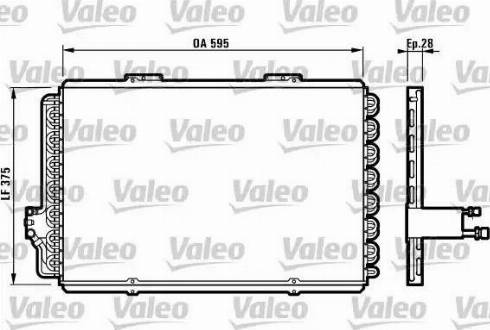 Valeo 816907 - Lauhdutin, ilmastointilaite inparts.fi